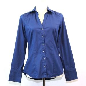 Express Design Studio Indigo Button Down M